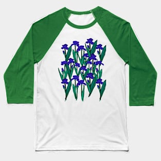 Iris blossom Baseball T-Shirt